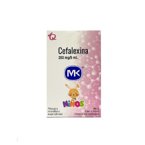 CEFALEXINA 250MG/5ML FRASCO X 60 ML MK